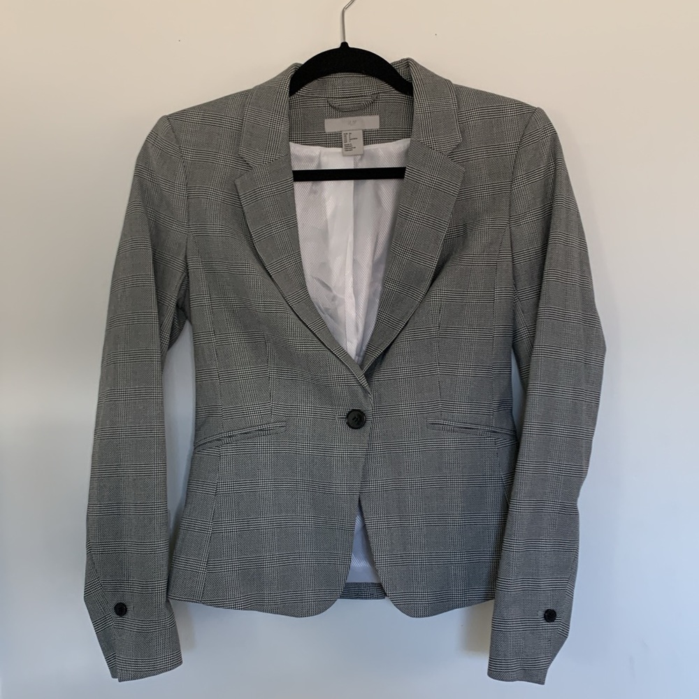 Plaid blazer